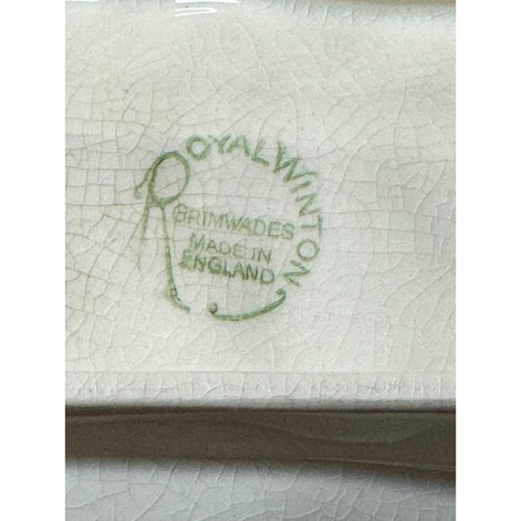 Royal Winton Grimwades Leaf-Shaped Ceramic Platter - Picture 5 of 7